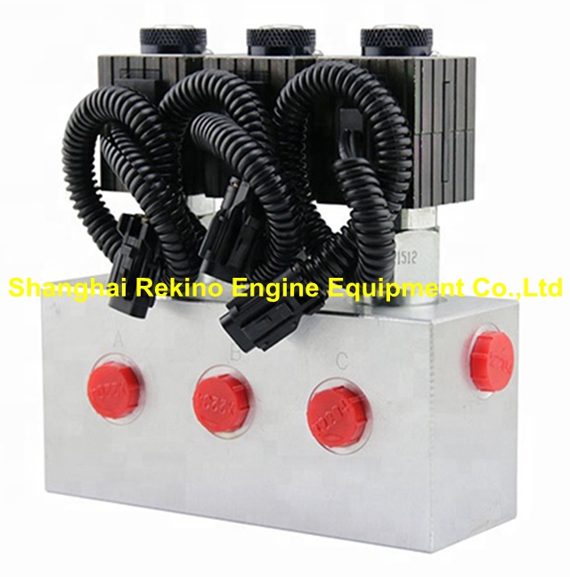 60111215 1010438 Oil Source Solenoid Valve SANY excavator parts for SY55 SY75